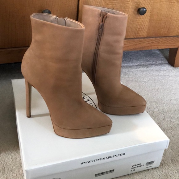 Steve Madden Suede Ankle Boots - Picture 3 of 8
